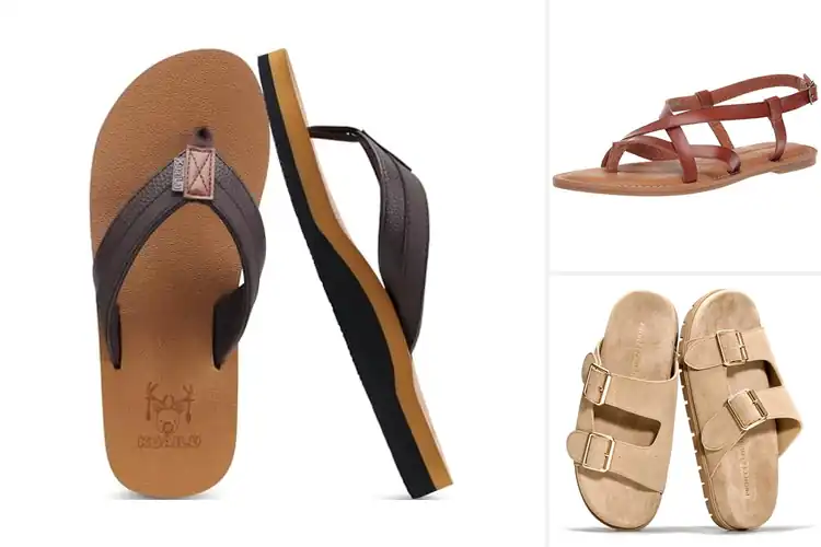 Detailed view of Best Leather Sandals