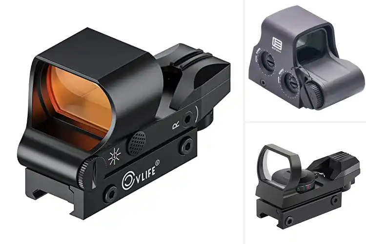 Detailed view of Best Adjustable Brightness Weapon Sights