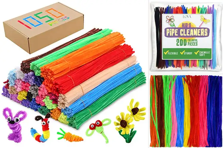 Detailed view of Best Chenille Stems for DIY