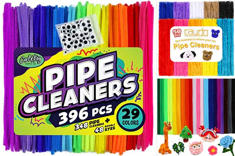 Detailed view of Best Chenille Stems For Kids: Soft, Colorful Crafting Fun