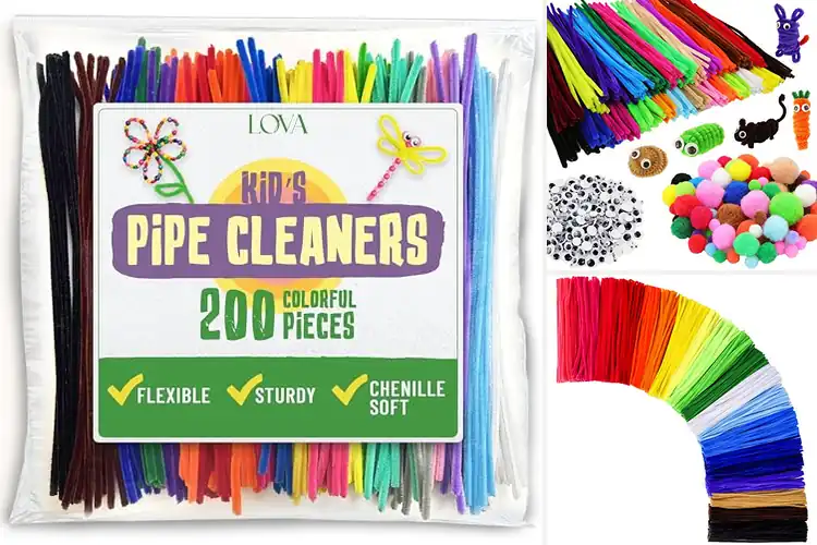 Detailed view of Best Children’s Craft Pipe Cleaners