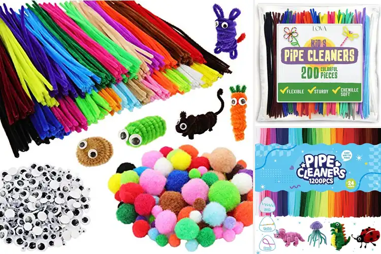 Detailed view of Best Craft Pipe Cleaners For Kids: Fun, Bendable Creativity