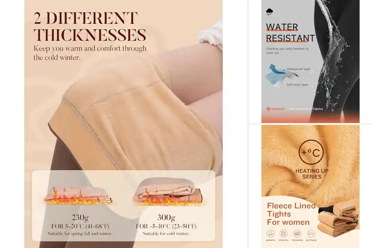 Detailed view of Best Fleece Leggings: Top 10 Cozy & Chic Winter Essentials