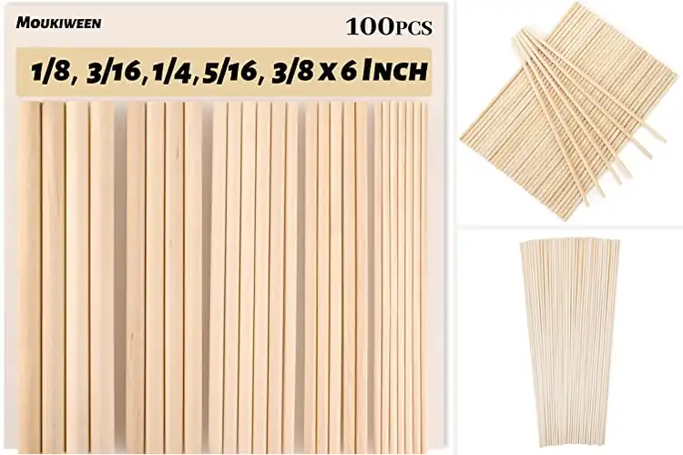 Detailed view of Best Hardwood Crafts Dowels