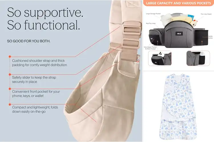 Detailed view of Best Hip-Healthy Baby Essentials