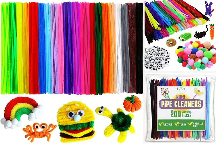 Detailed view of Best Kids Craft Pipe Cleaners: 10 Top Picks for Creative Fun