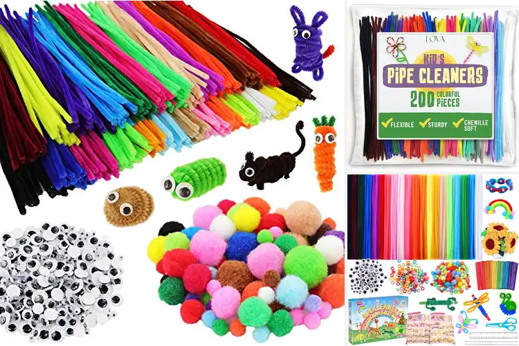 Detailed view of Best Kids Crafting Pipe Cleaners