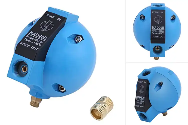 Detailed view of Best Mechanical Round Drains for Cleaner, Drier Air Systems