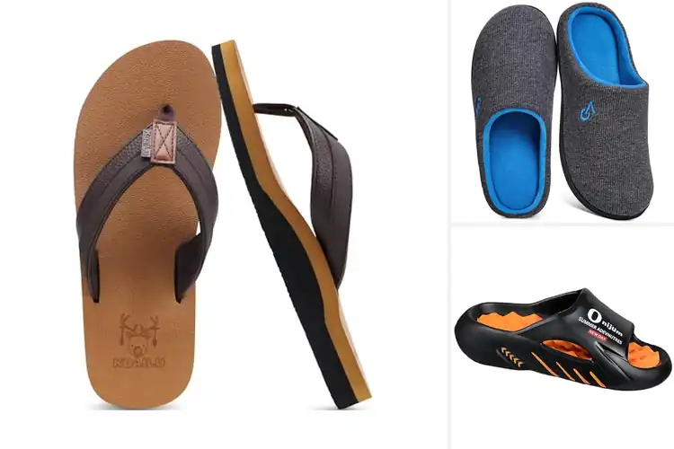 Detailed view of Best Mens Casual Slippers