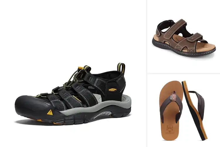 Detailed view of Best Mens Water-Resistant Sandals