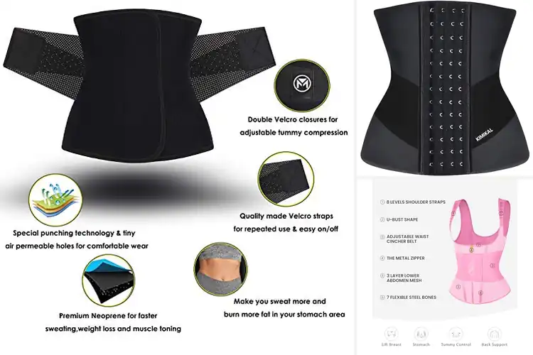 Detailed view of Best Non Roll Waist Trainers With Back Support