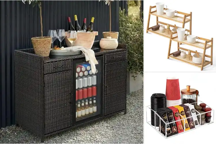 Detailed view of Best Outdoor Coffee Station Racks
