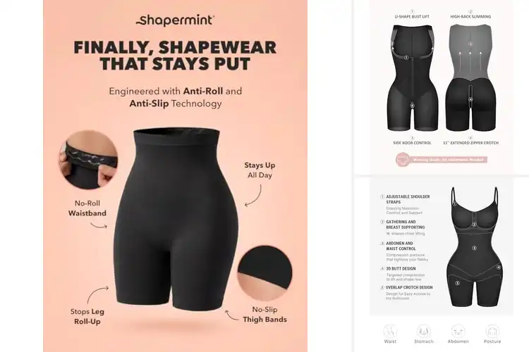 Detailed view of Best Plus Size Shapers