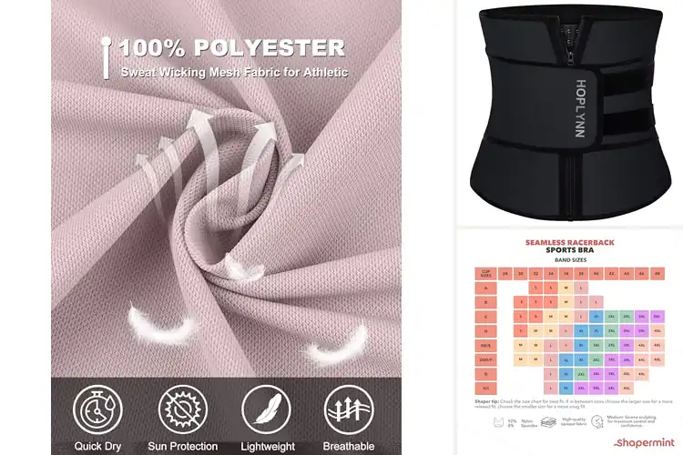 Detailed view of Best Plus Size Workout Gear
