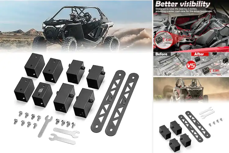 Detailed view of Best Polaris RZR PRO R Seat Risers Compatibility
