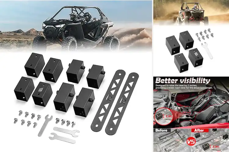 Detailed view of Best Polaris RZR PRO XP Seat Risers Compatibility