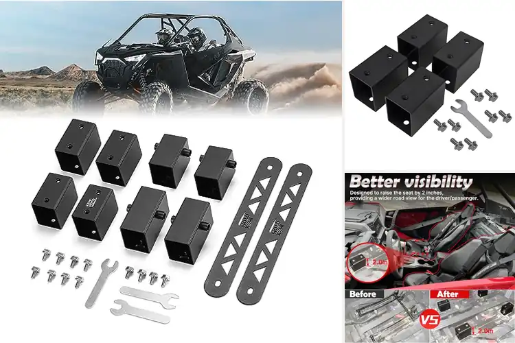 Detailed view of Best Polaris RZR Seat Risers