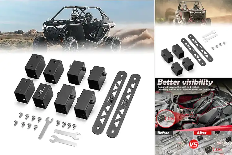 Detailed view of Best Polaris RZR TURBO R Seat Risers Compatibility
