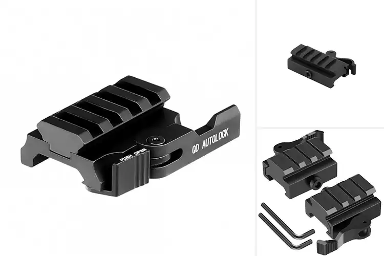 Detailed view of Best Quick Detach Rail Mounts