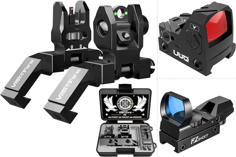 Detailed view of Best Rail Mounted Optics