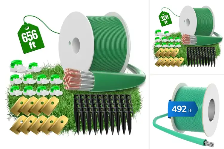 Detailed view of Best Robotic Lawnmower Boundary Wires