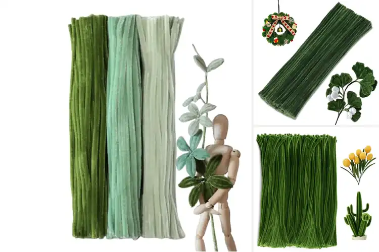Detailed view of Best Sage Green Pipe Cleaners