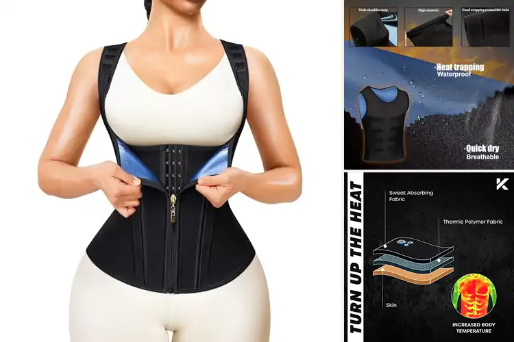 Detailed view of Best Sauna Suit Sweat Vests