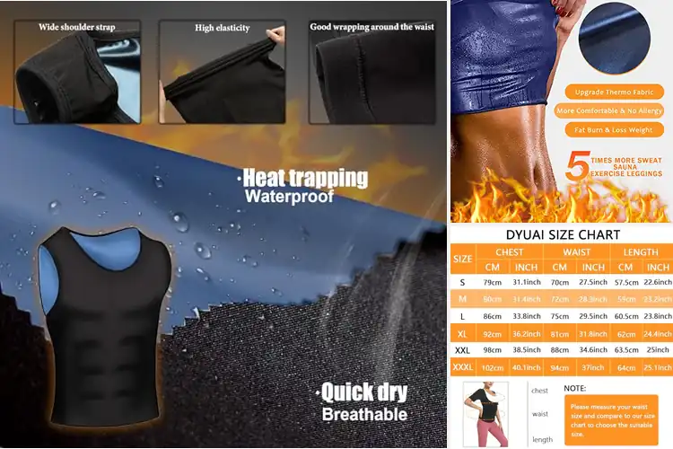 Detailed view of Best Sauna Sweat Vests: Top 10 Picks to Boost Your Workouts