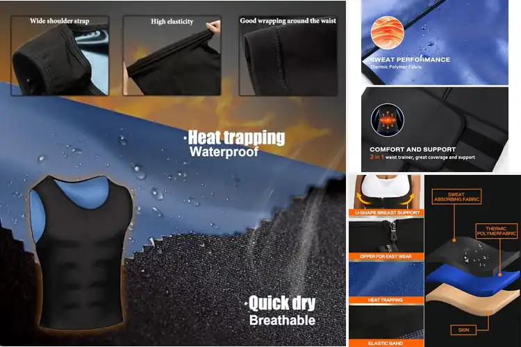 Detailed view of Best Sauna Vests for Faster Sweat & Better Results