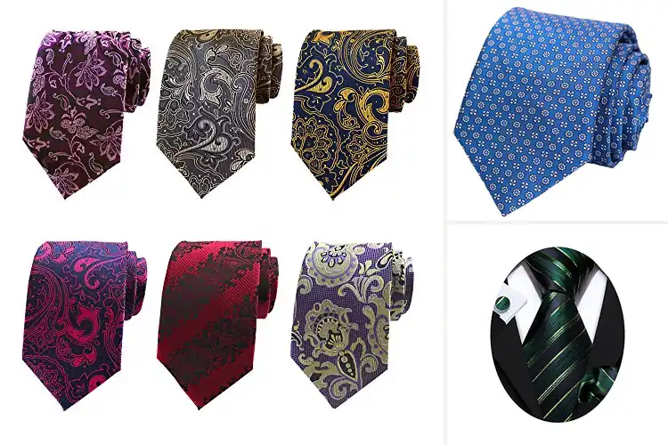 Detailed view of Best Silk Neckties for Holidays
