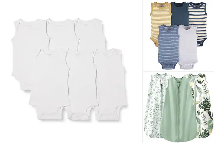 Detailed view of Best Sleeveless Baby Sleepwear
