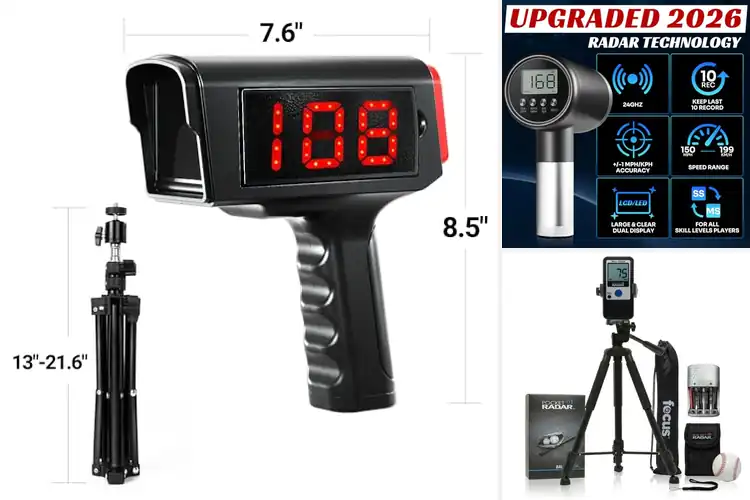 Detailed view of Best Softball Radar Guns: Train Smarter, Improve Faster
