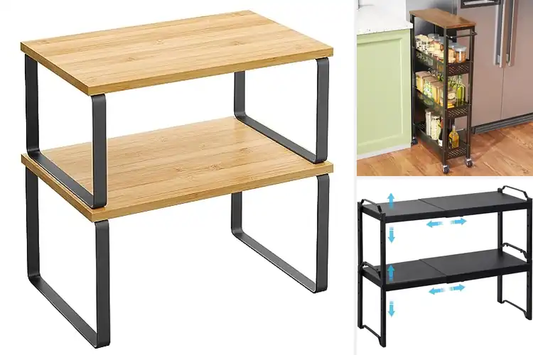 Detailed view of Best Space-Saving Kitchen Shelves