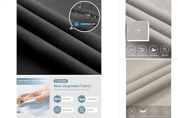 Detailed view of Best Stretch Golf Pants