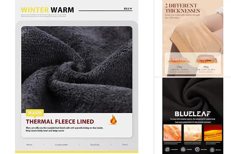 Detailed view of Best Thermal Leggings For Winter Warmth