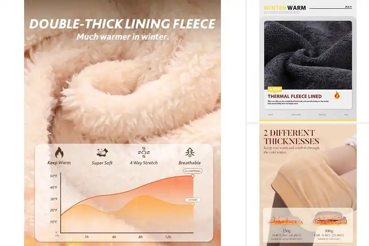 Detailed view of Best Thermal Leggings: Stay Cozy and Stylish This Winter