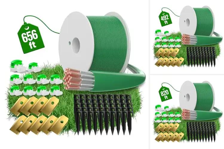 Detailed view of Best Universal Lawnmower Boundary Wires