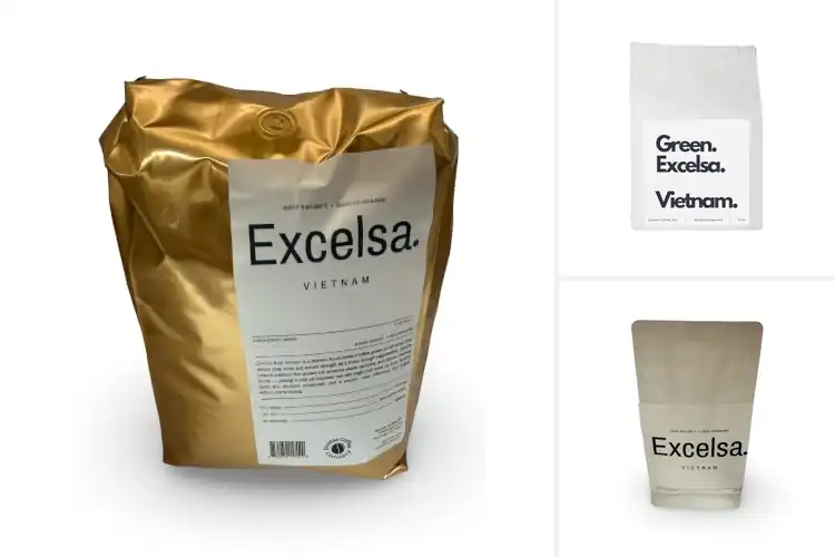 Detailed view of Best Unroasted Excelsa Coffee Beans