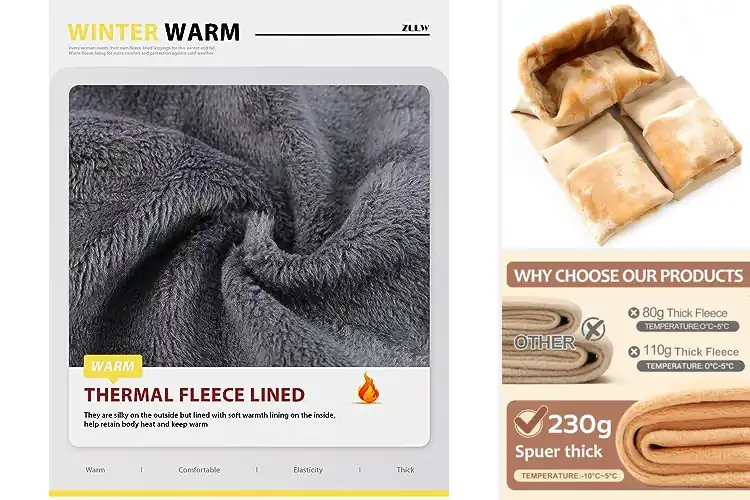 Detailed view of Best Warm Everyday Leggings