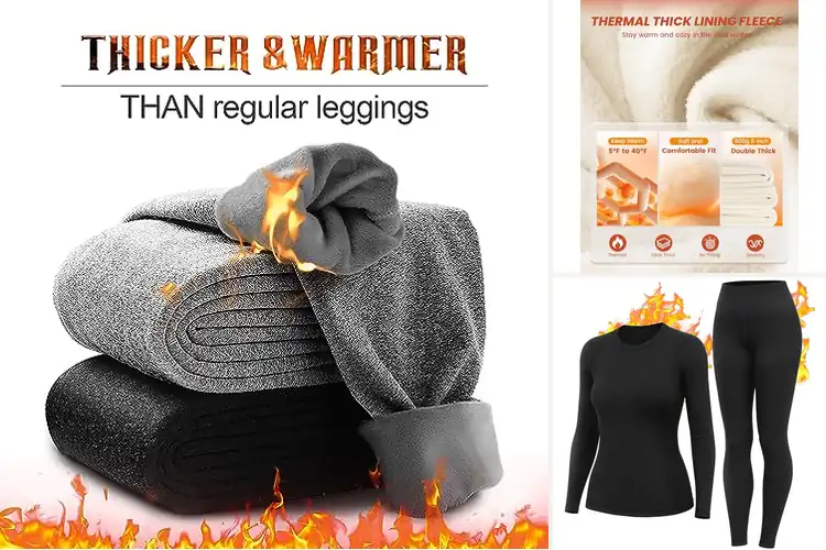 Detailed view of Best Warm Thermal Leggings