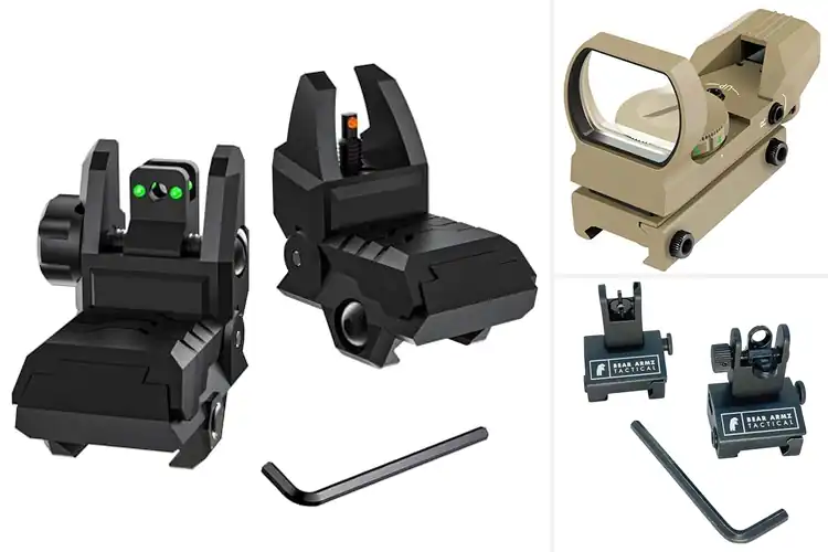 Detailed view of Best Weaver Rail Sights