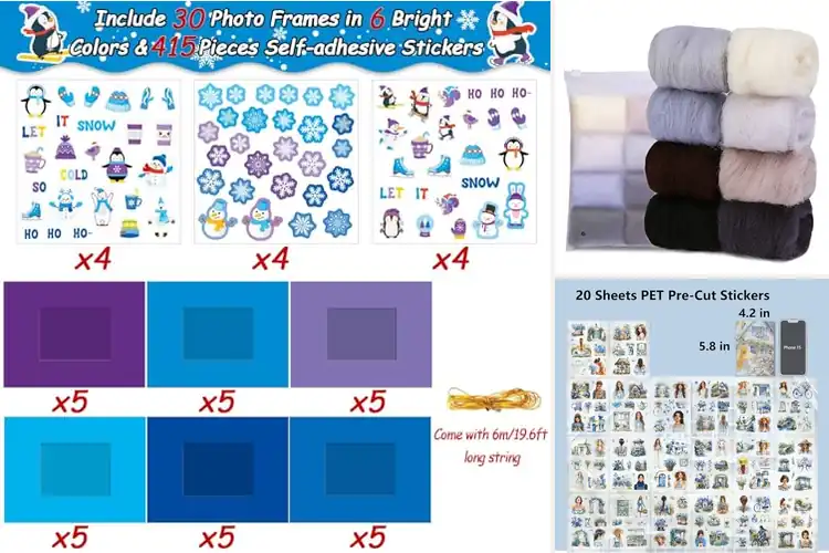 Detailed view of Best Winter Craft Materials
