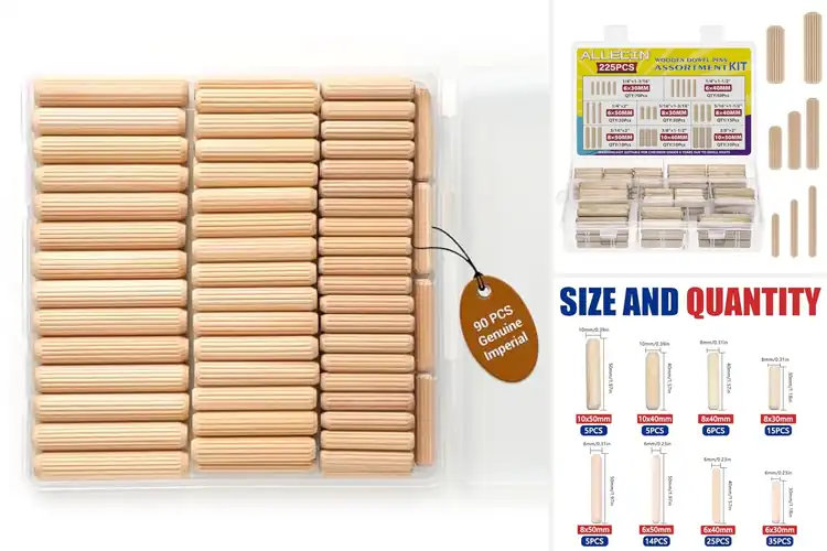 Detailed view of Best Wooden Dowel Pins